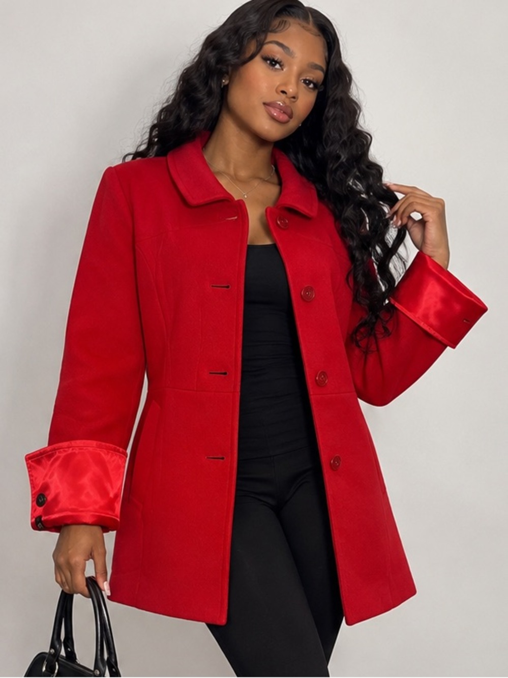 Tailored Red Coat